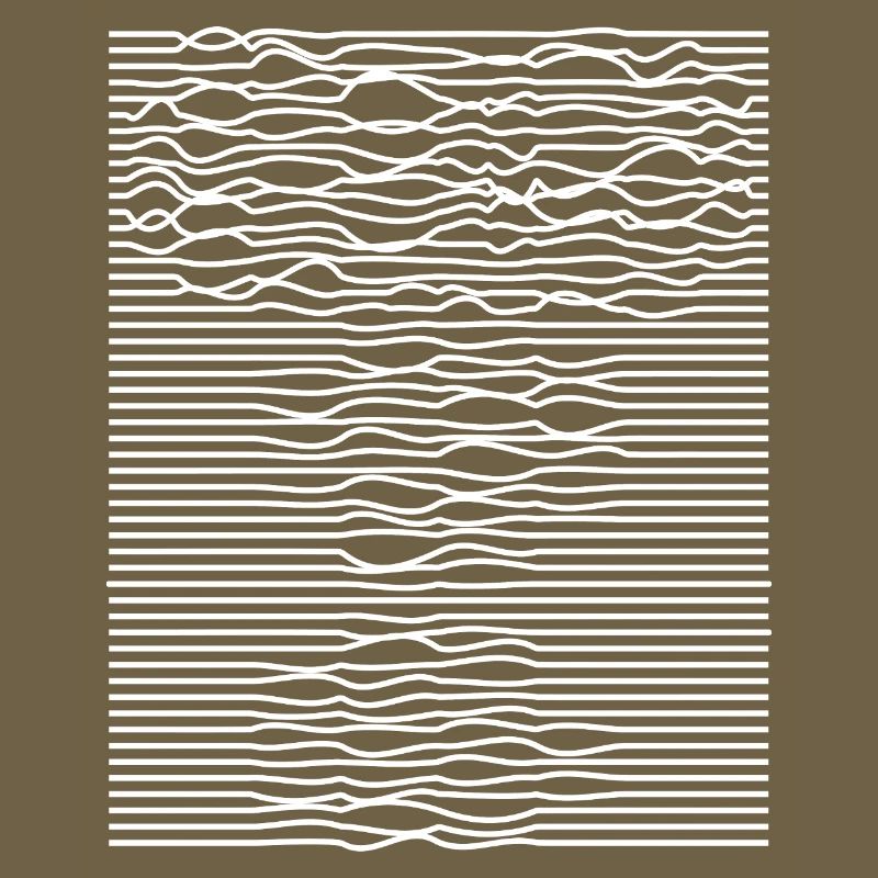 Wavy Stripes Optical Illusion