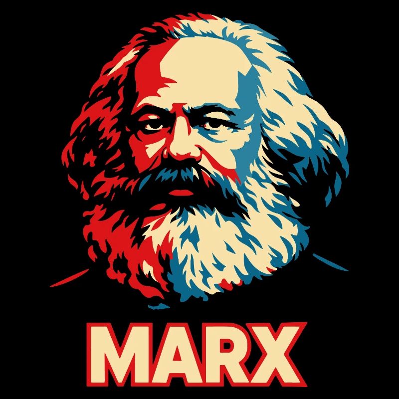 Karl Marx Pop Art Portrait