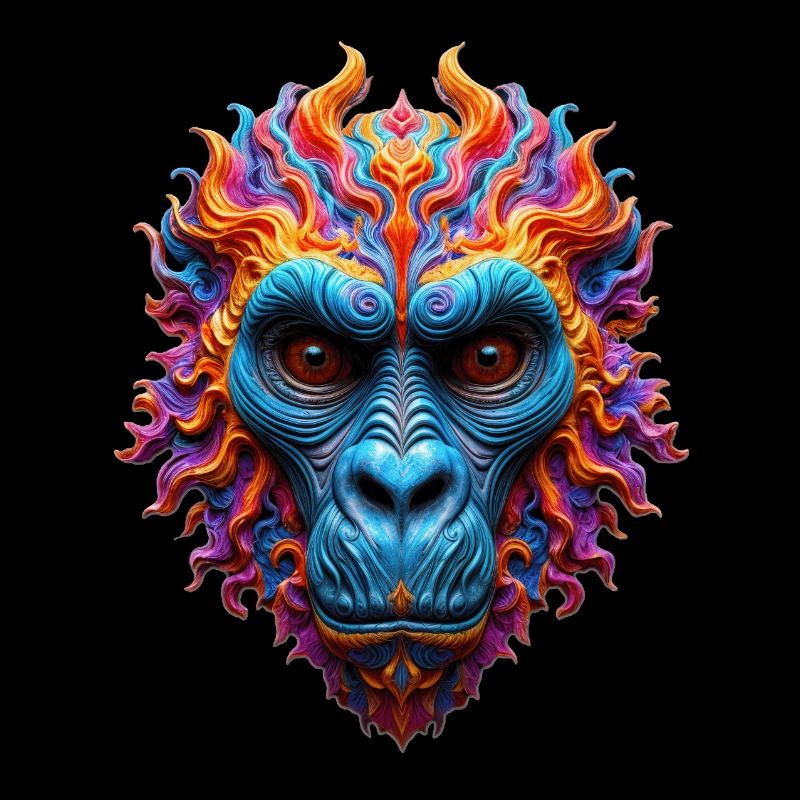 Vivid Flame Gorilla