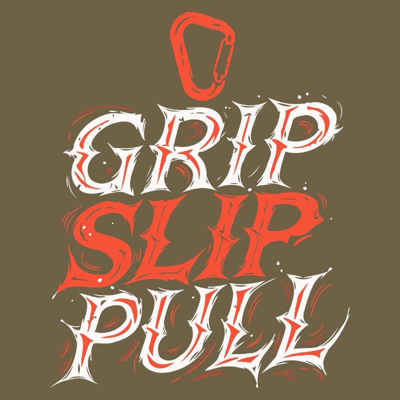 Grip Slip Pull Typographie Dynamique