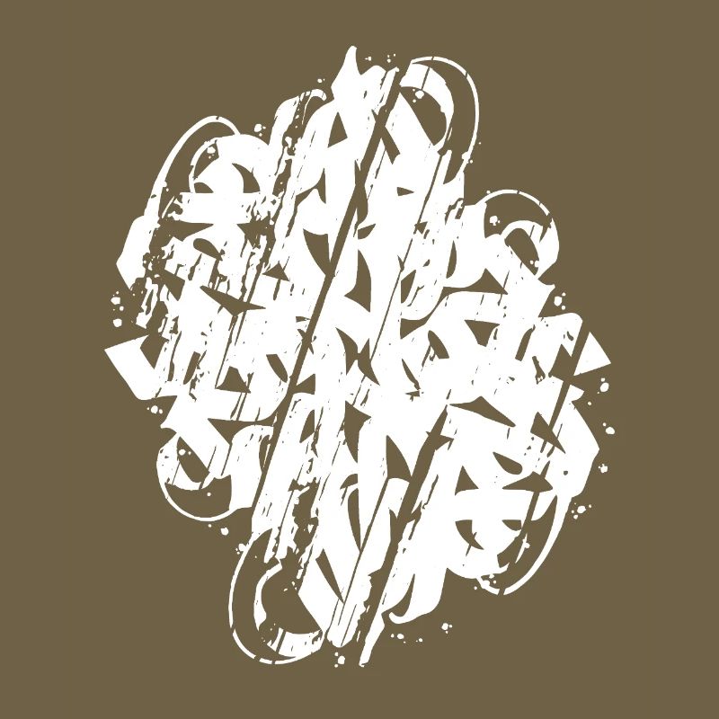 DIRTY ABSTRACT CALLIGRAPHY SHAPE