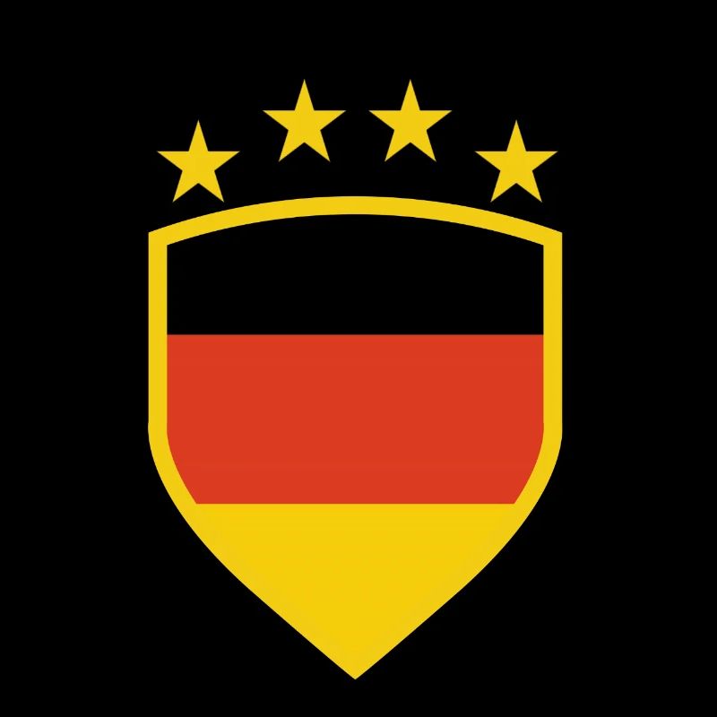 Blason allemand avec couleurs du drapeau