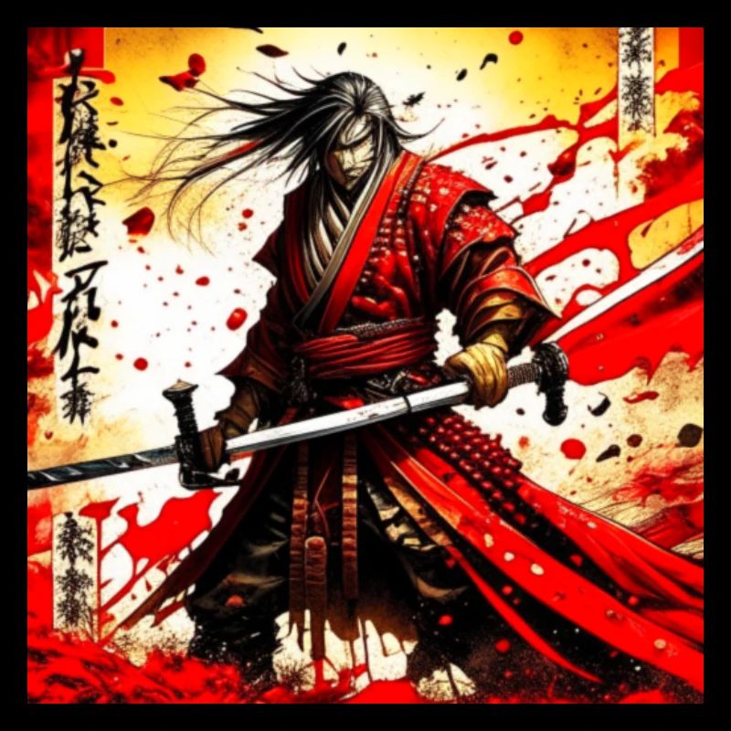 Roter Samurai im Blutsturm