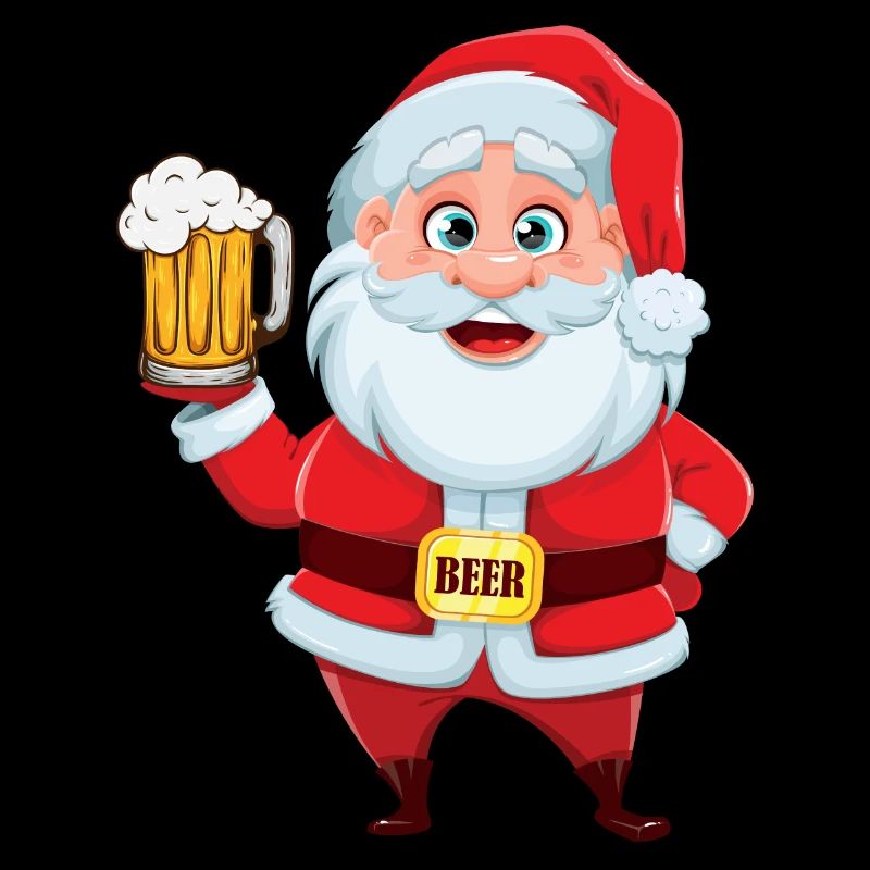 Santa mit Bierkrug 