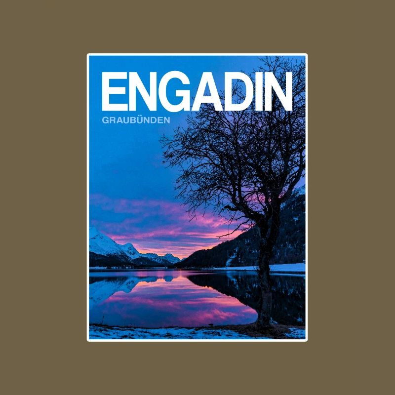 Engadin Seenlandschaft Abendlicht