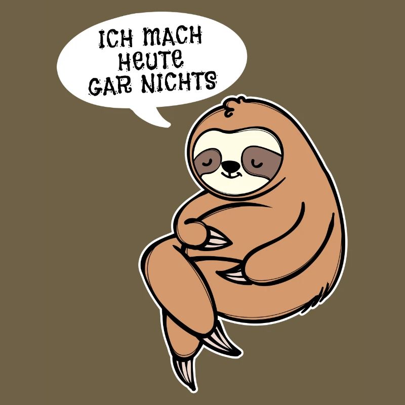 Faul Faultier Statement Schlafen Dschungel Tier