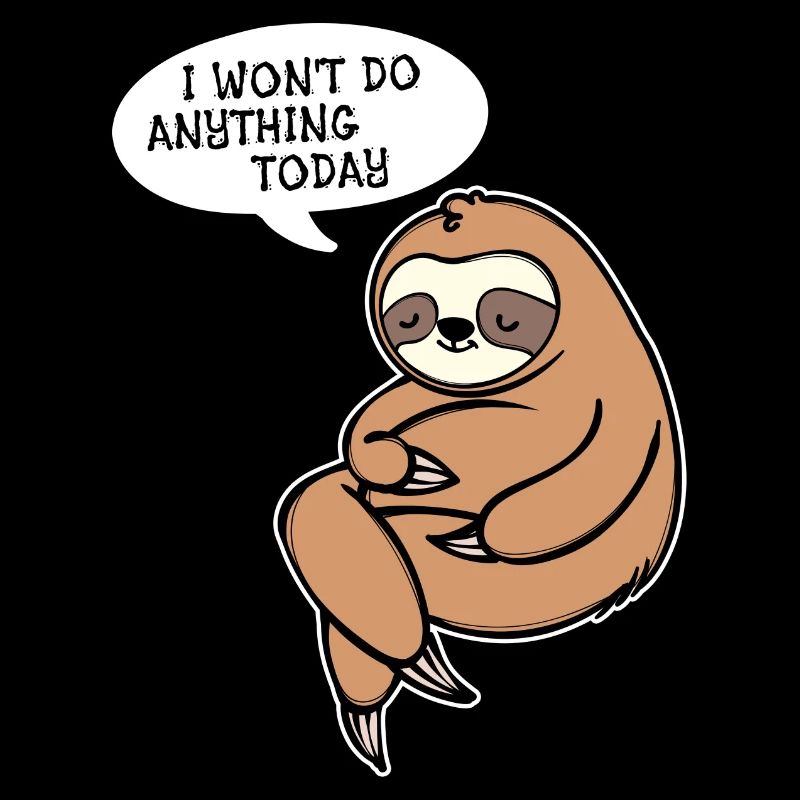 Relax Animal Statement Sloth Zoo Lazy Sleep
