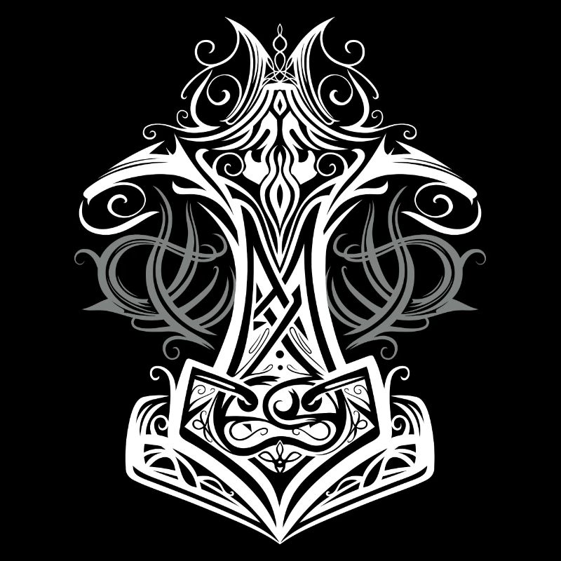 Thors Hammer Mjolnir Wikinger Symbol