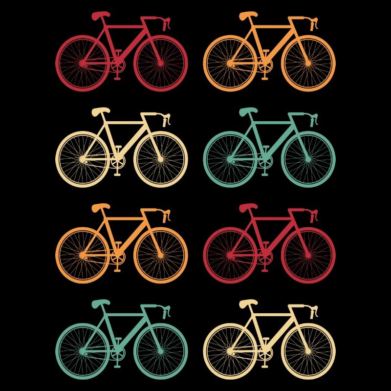 Bicycle Colorful Bicycles Retro