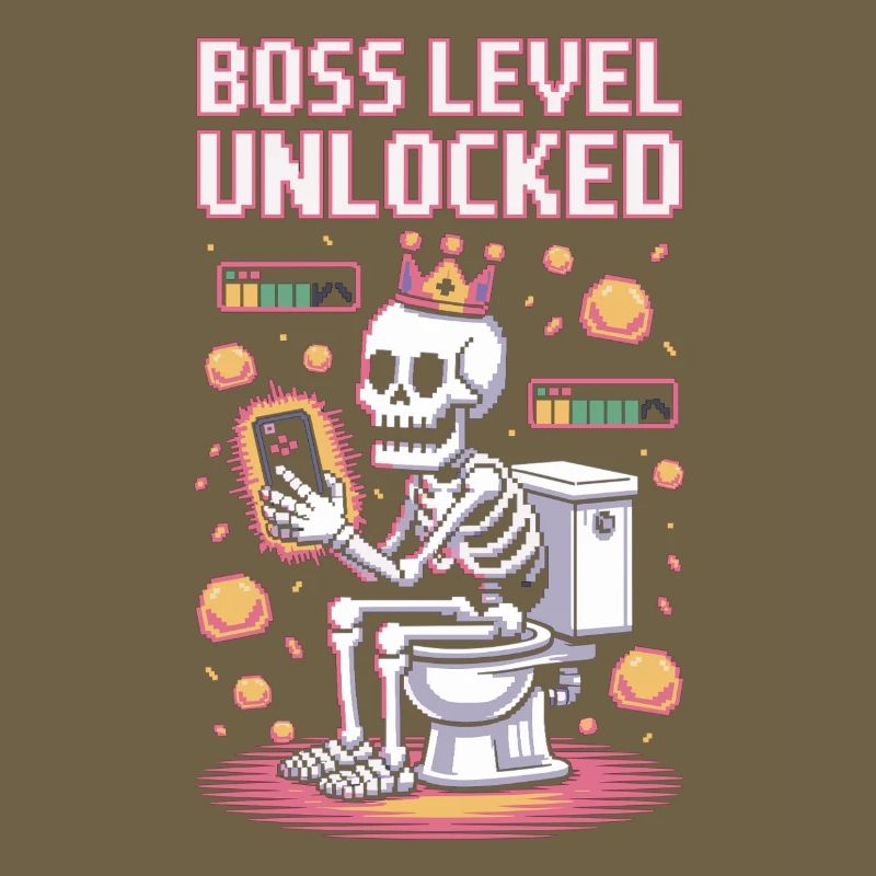 Niveau de final débloqué - Retro Gaming Skeleton activé