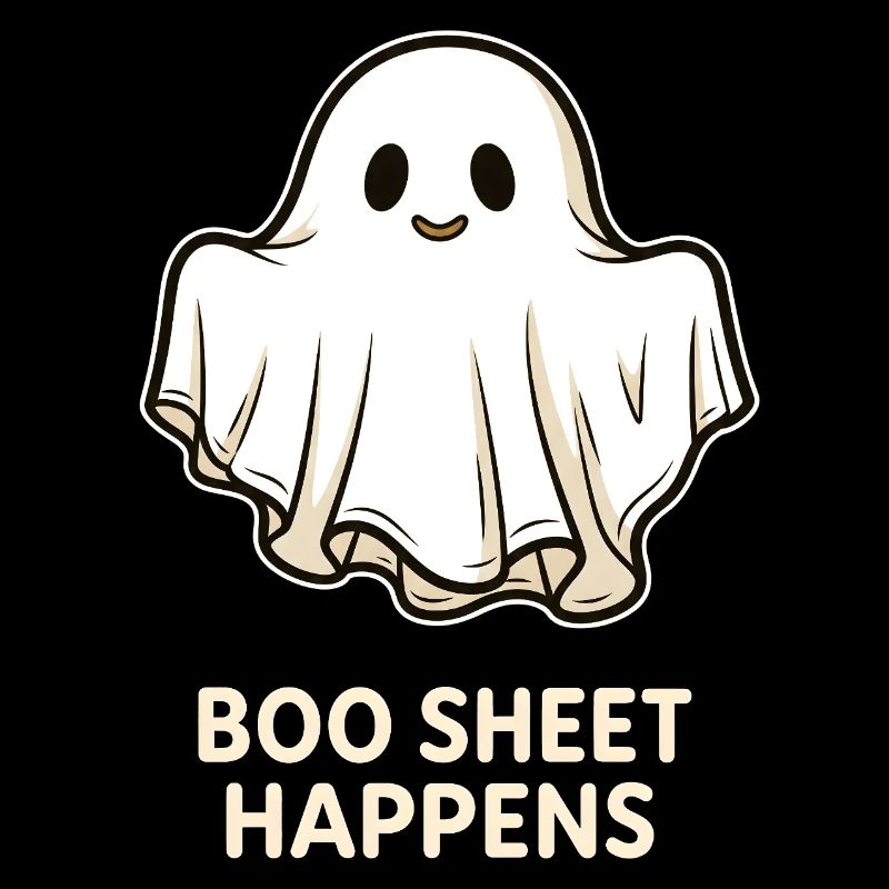 Boo Sheet Happens - Lustiger Halloween Geist