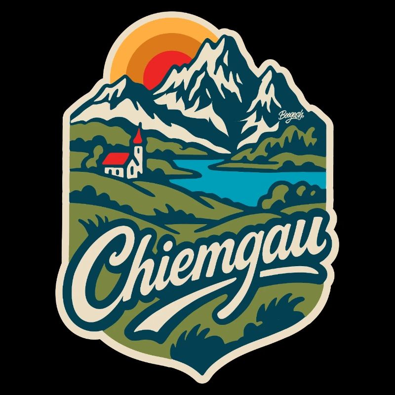 Chiemgau Paysage alpin Bavière
