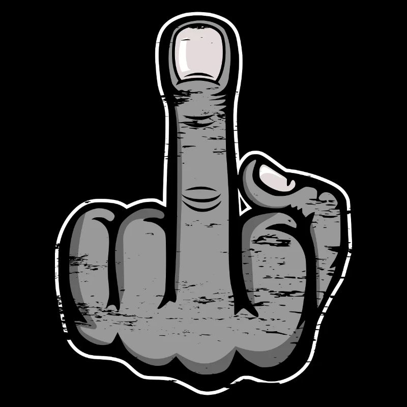 Majeur Stinky Finger Design Gris utilisé