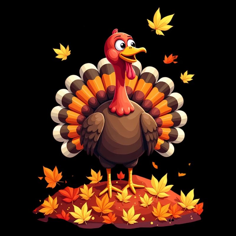 Thanksgiving Drôle Dinde de Thanksgiving
