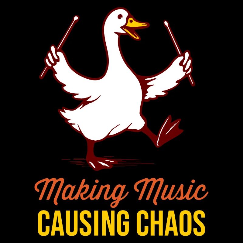 Funny Drummer Goose: Musikalisches Chaos