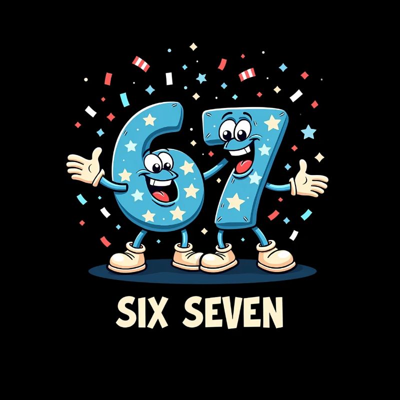US Flag 67 Memes Six Seven