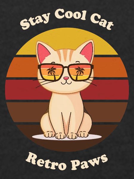 Retro Cool Cat