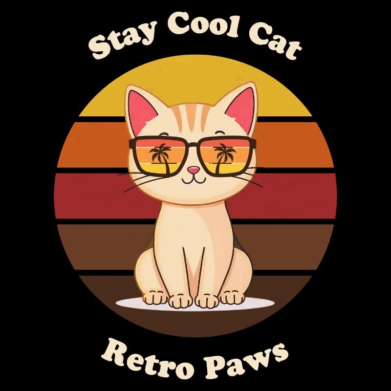 Retro Cool Cat