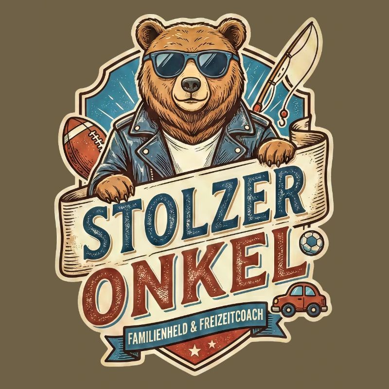 Stolzer Onkel Bär – Freizeitheld