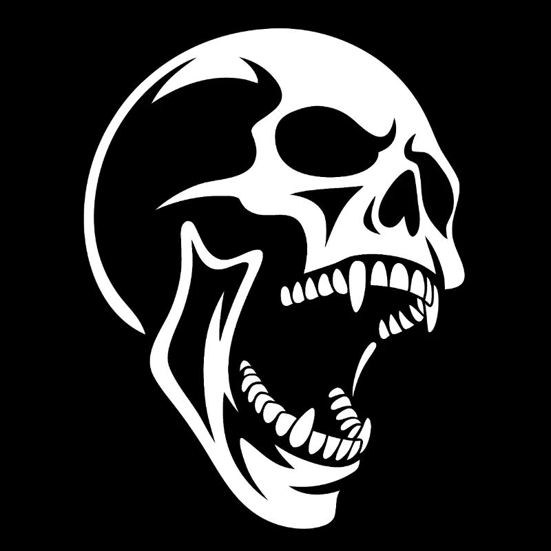 Schädel Schrei Totenkopf-Design