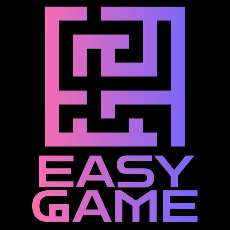 Maze Neon Easy Game Logo