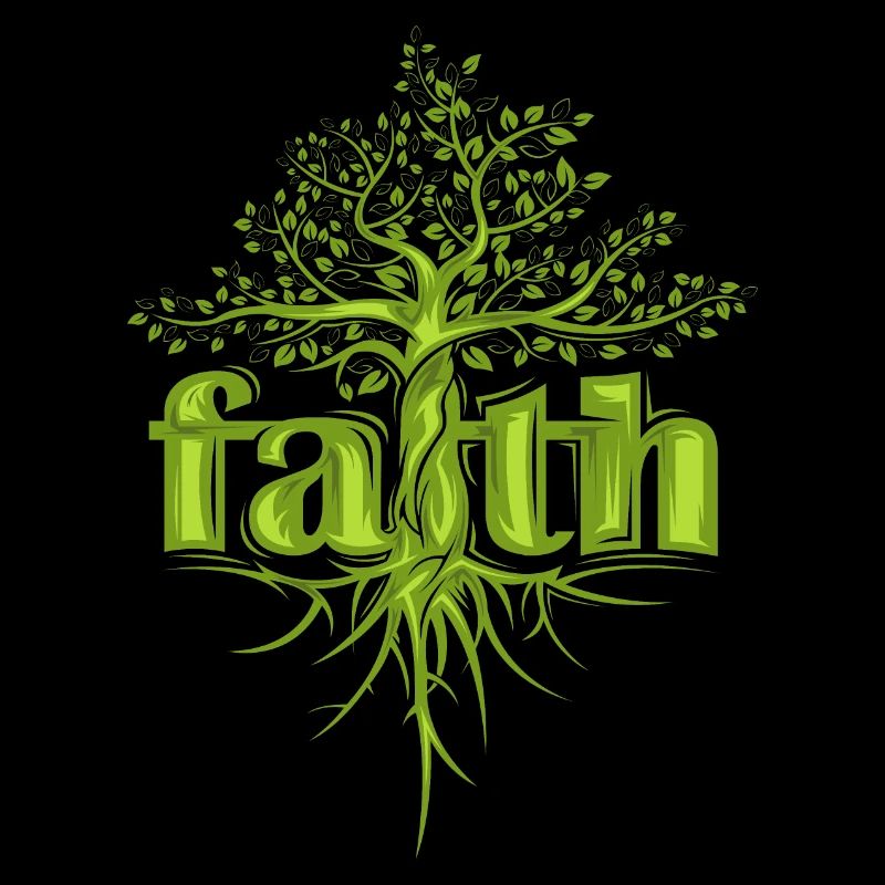 Glaube Baum Hoffnung Motivation Wald Symbol icon
