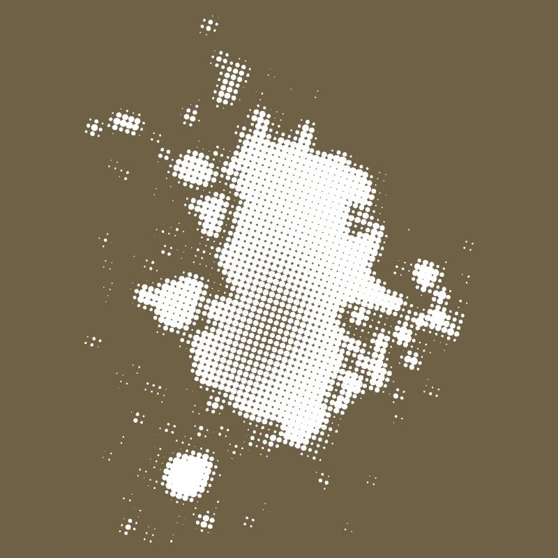 Flash, Dots Background Asymmetrical | rasterized