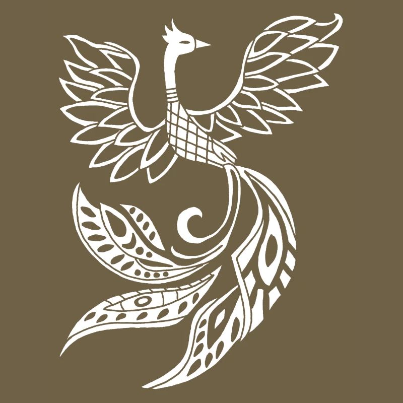 Weißer Phönixvogel