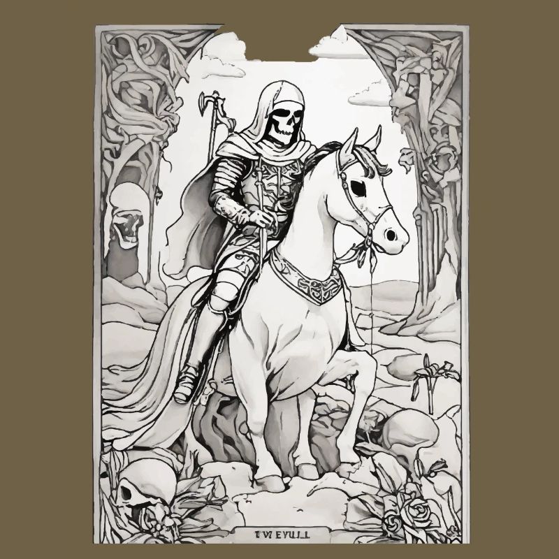 Todesreiter Tarot Illustration