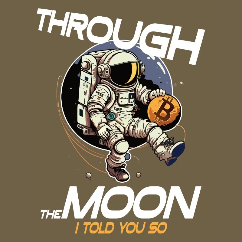 Bitcoin Maximalist To The Moon Astronaut Krypto 