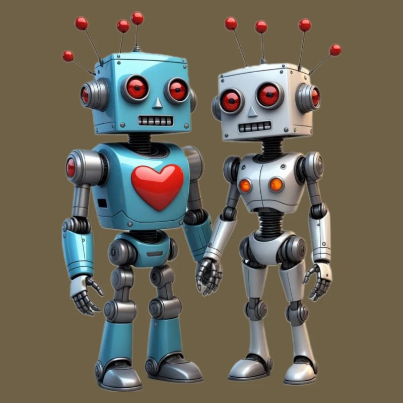 Roboter Pärchen