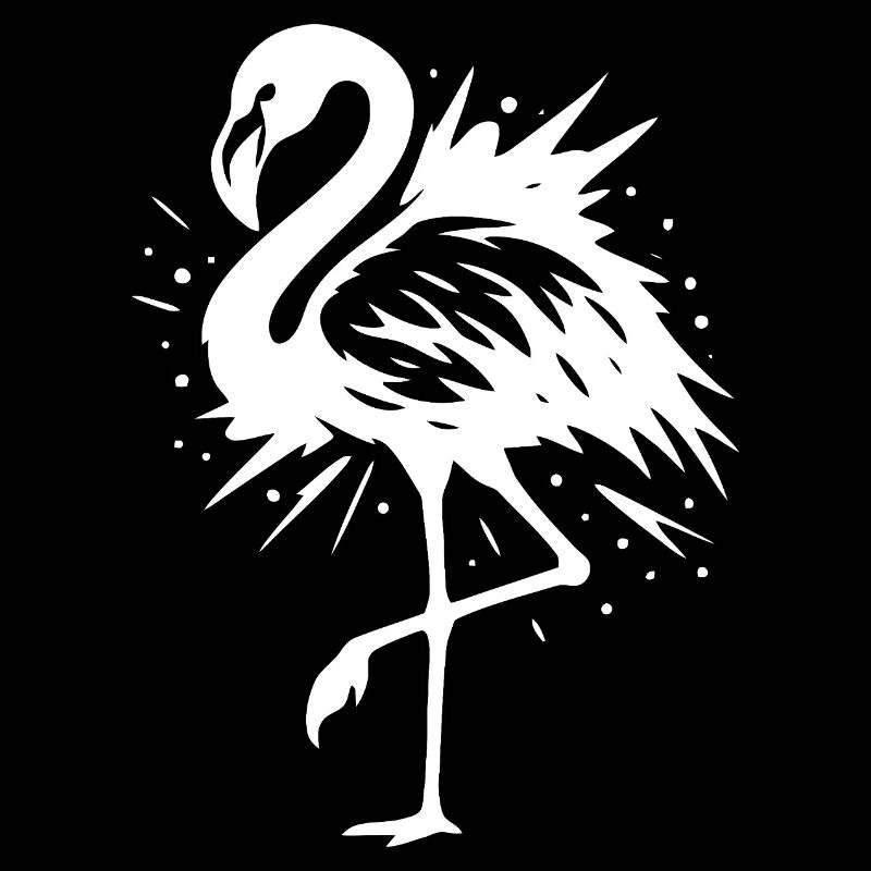 Elegant Flamingo Silhouette