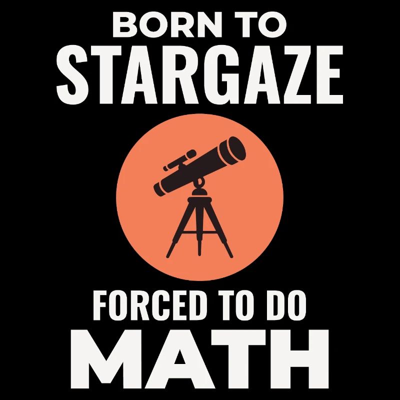 Astronomie-Liebhaber Mathe-Design