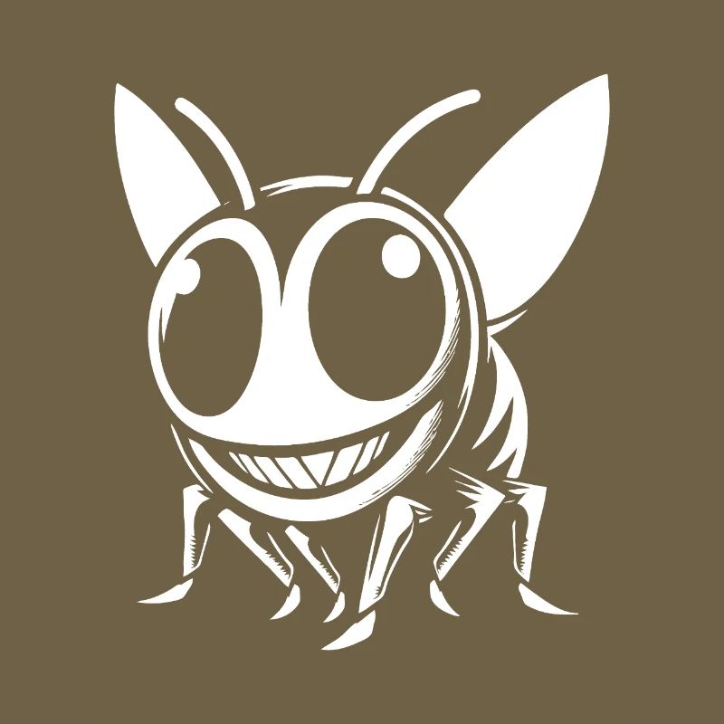 Funny Wasp Design – Comic Fun