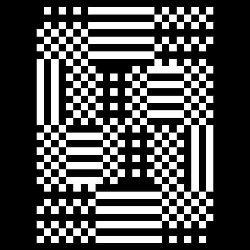 GridFlux Monochromes optisches Muster