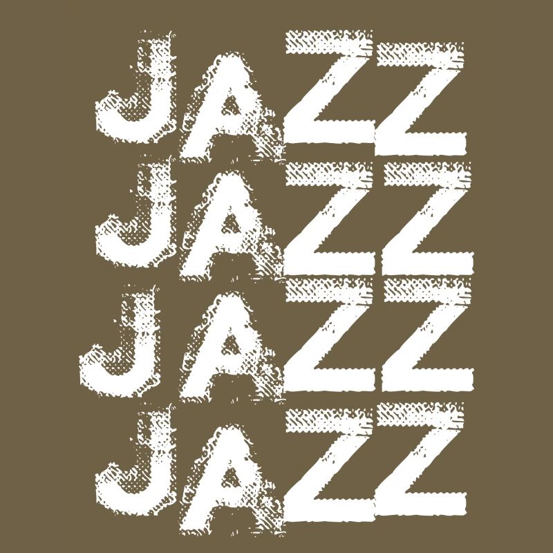 Jazz-gestapelte Typografie