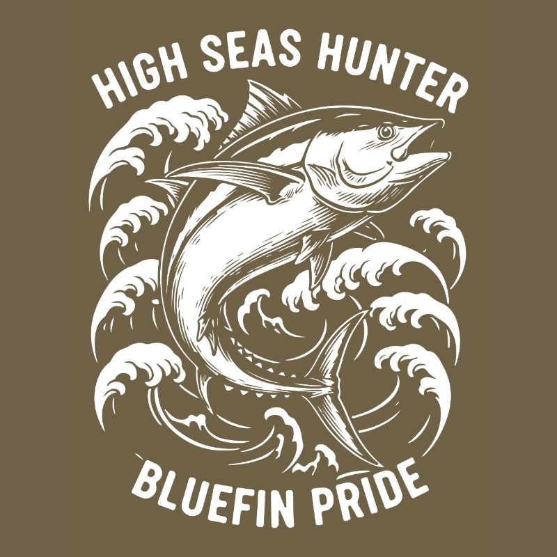 Seefischer Thunfisch-Blauflossenjäger