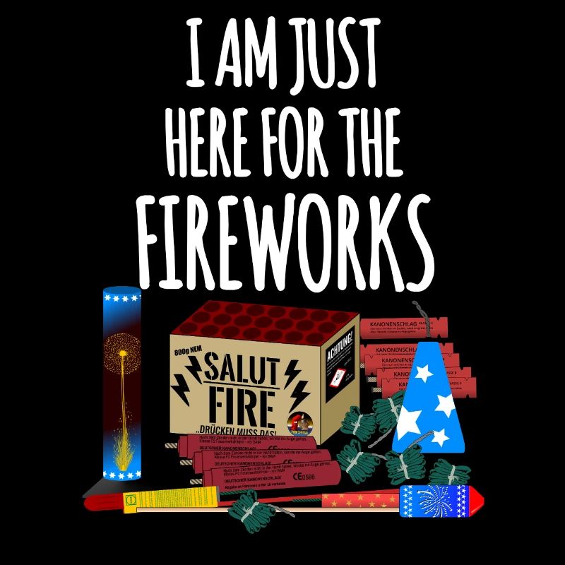 Pyro Lustiger Spruch Feuerwerk Silvester