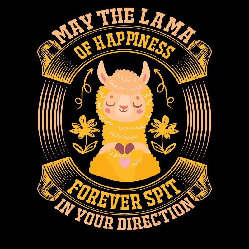 Lama spit happiness