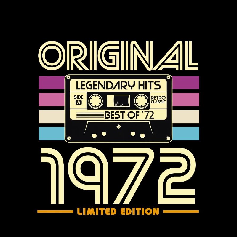 Original 1972 Cassette Retro