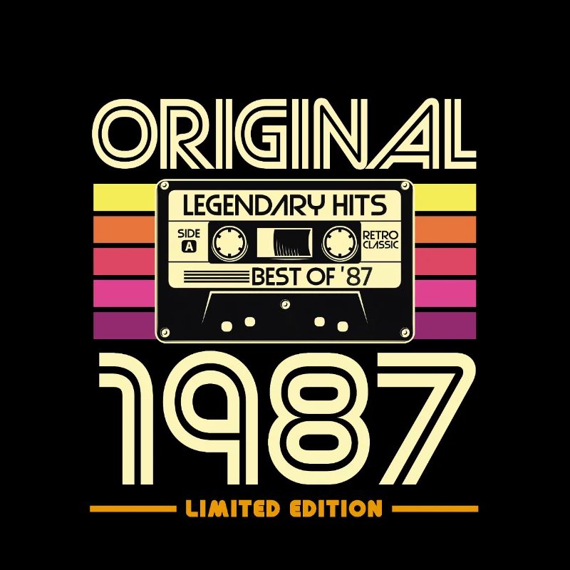 Original 1987 Cassette Retro