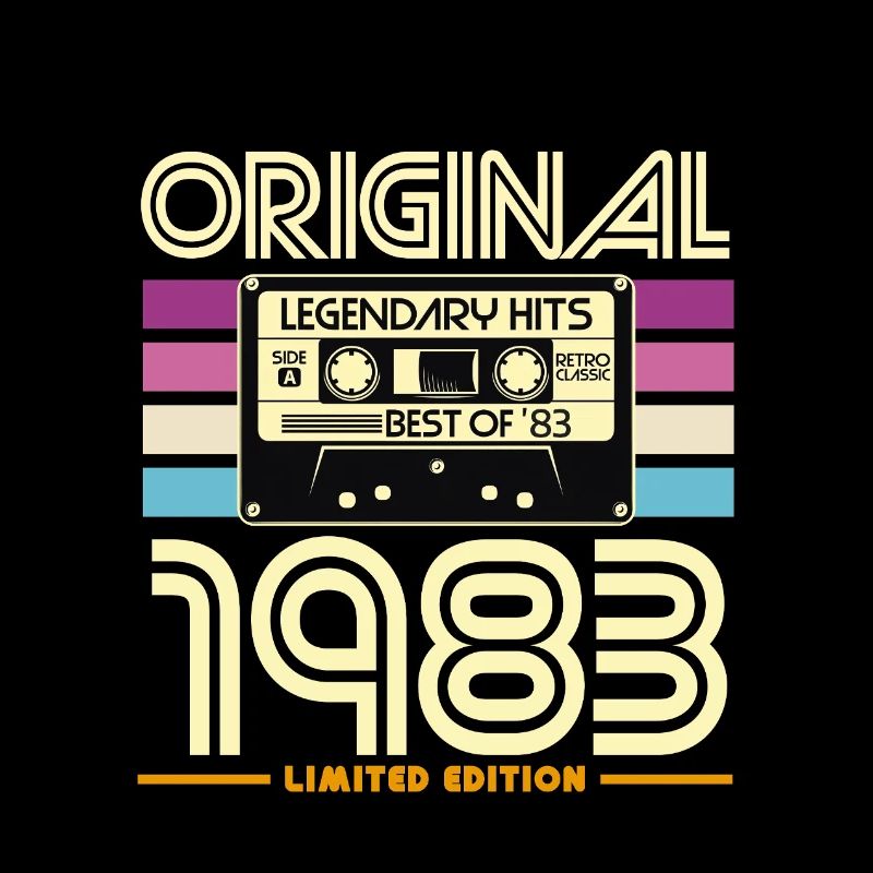 Retro Cassette 1983 Legend