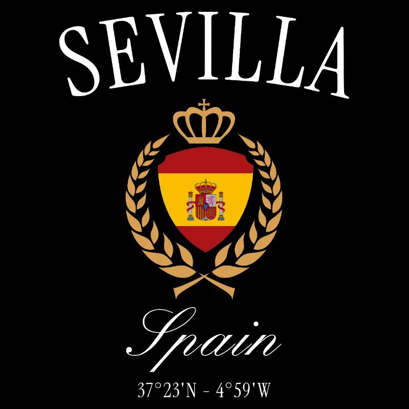 Sevilla Spanien Wappen Krone – Reise Souvenir