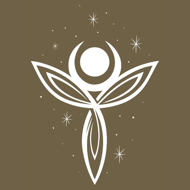 Déesse Lune Déesse Trinity Triquetra