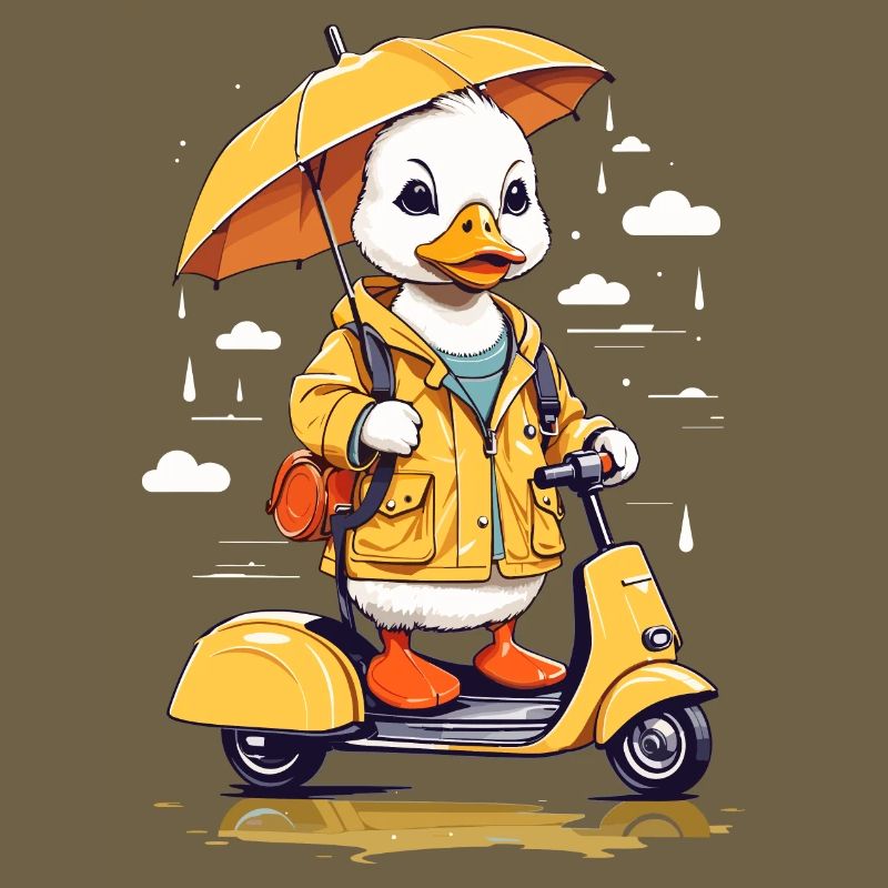 Duck with Roller