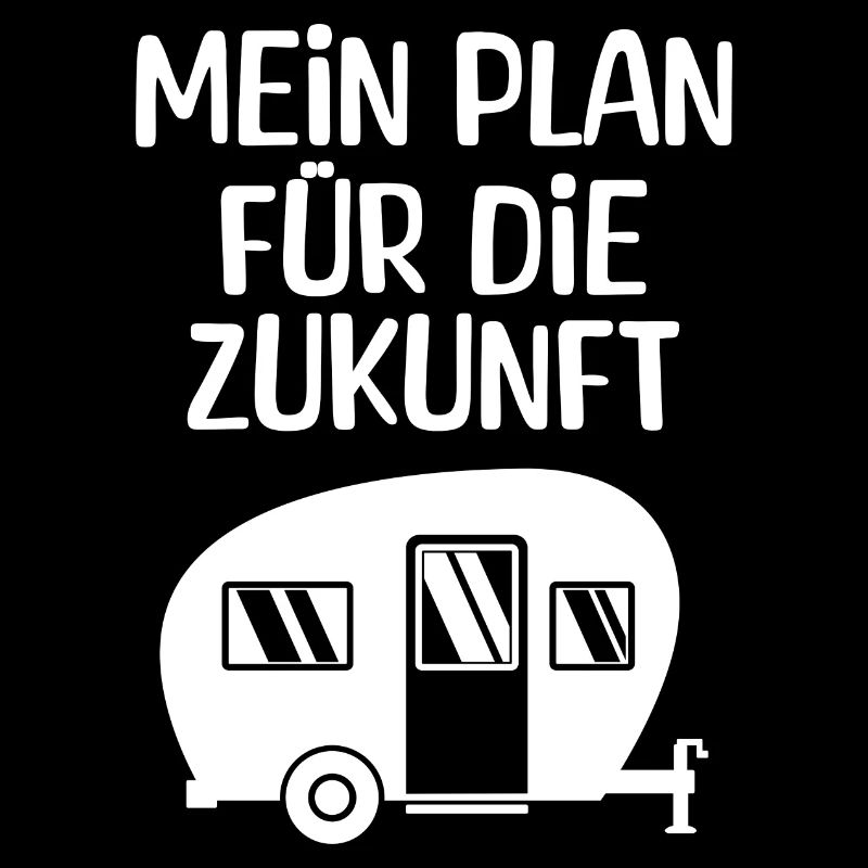 Wanderlust Camping Chillen Wohnwagen Statement