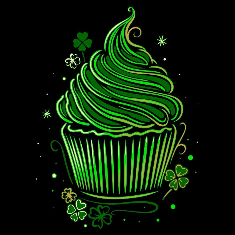 Muffin Cupcake de la Saint-Patrick