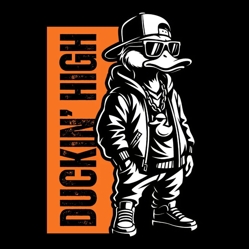 Duckin High – Design de canard de style urbain