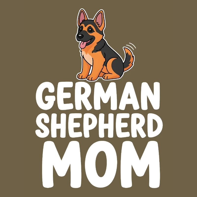 German Shepherd Mom Dog Mom Shepherd Dog