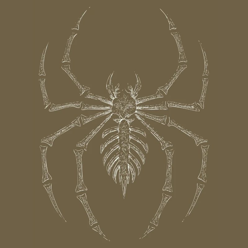 Gothic Skeleton Spider 90's